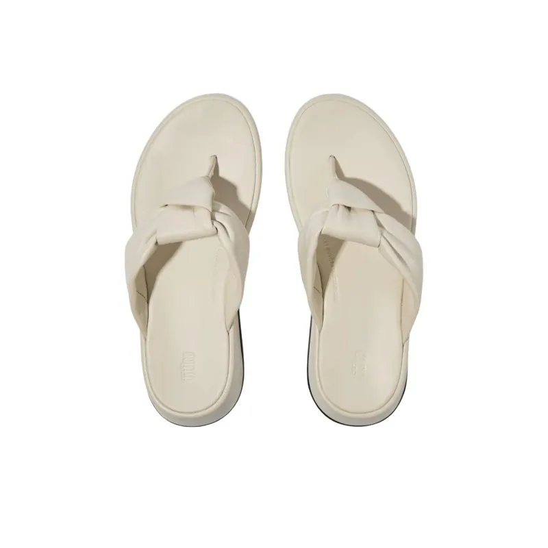 FITFLOP Rubber Sole Abrasion Resistant Flip Flops Women's Beige-2