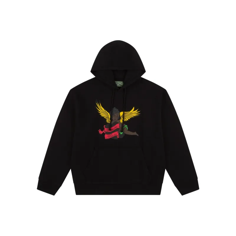 Denim Tears Black Cherub Series Sweatshirts Unisex Black-0