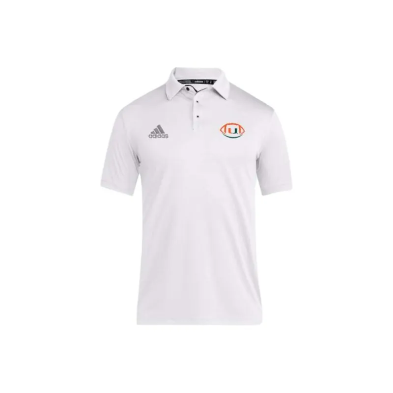 Adidas Free Shipping With AdiClub Miami Hurricanes Coaches Polo-0