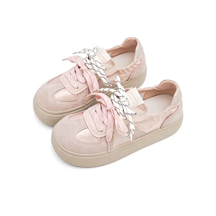 UNCLEWEN Rainbow Bean Slip Resistant, Lightweight, And Breathable Low Top Trendy Casual Skateboard Shoes Women's-1