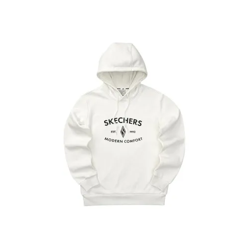 Skechers Diamond Series Sweatshirts Unisex Marshmallow White/0074