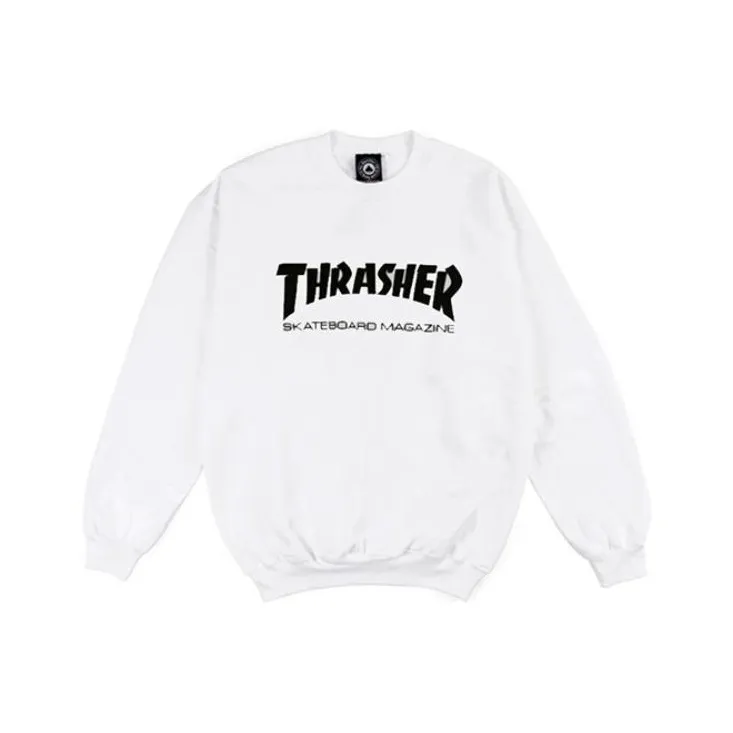 Thrasher Sweatshirts Unisex White-0
