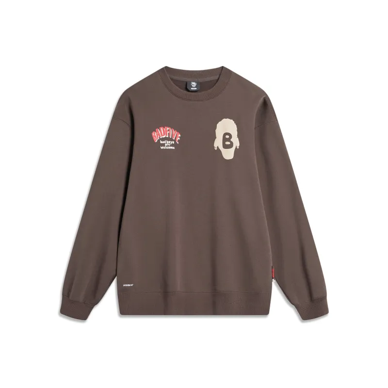 LiNing Sweatshirt Men's Charcoal Brown-0
