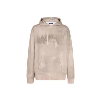 BALMAIN Logo Printed Hoodie