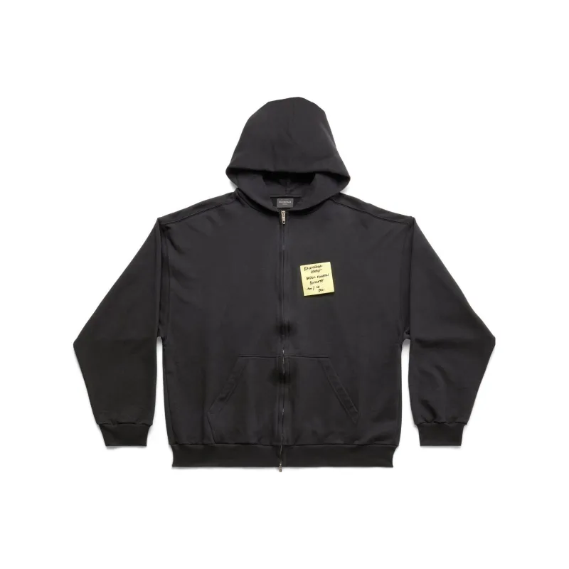 Balenciaga SS23 Sweatshirt Regular Fit Unisex Black-0