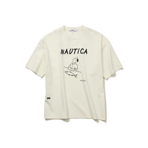 Nautica White Sail T Shirt Men's