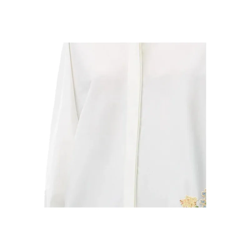 LOEWE Poplin Draped Shirt-4