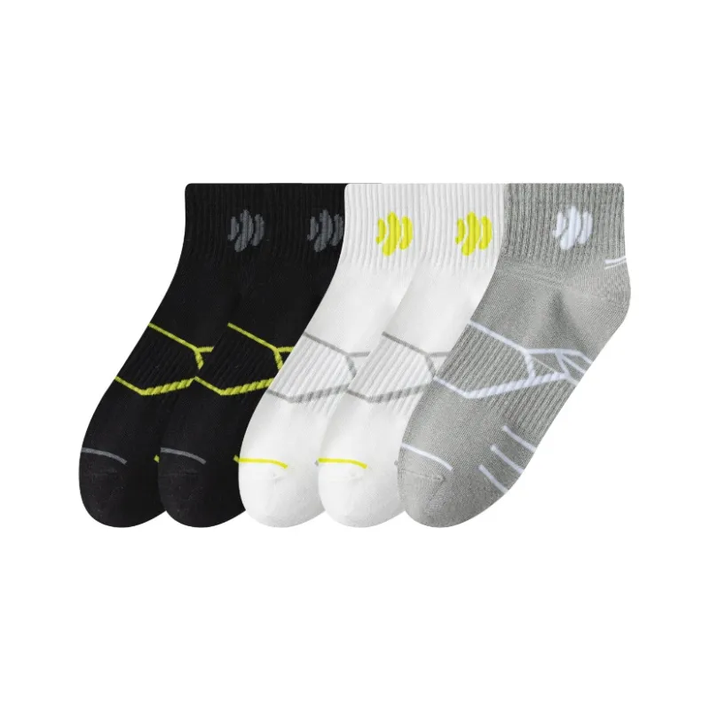 FAIRWHALE Mid Calf Socks Unisex 5 Pack-4