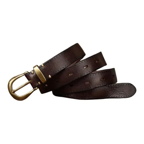 JEANSWEST Cow Leather Belts Women's 2.3cm