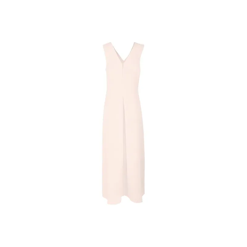Brunello Cucinelli V neck Linen Maxi Dress-1