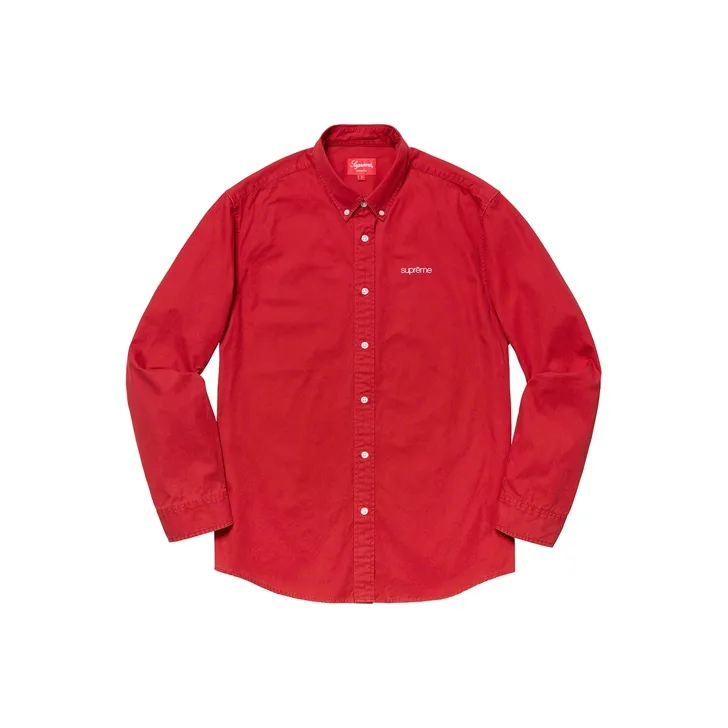 Supreme Washed Twill Shirt SS19-0