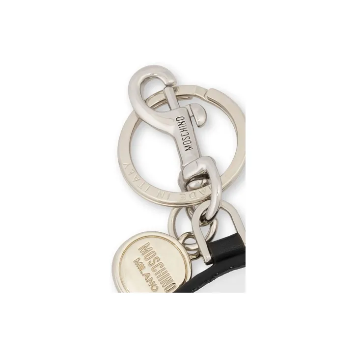 MOSCHINO Leather Keyring-2