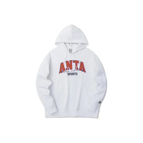 Anta Sweatshirt Unisex Snowflake White