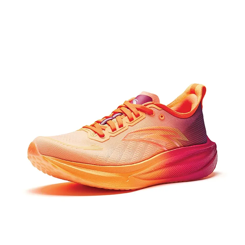 Anta Anti Slip Wear Resistant Low Top Casual Running Shoes Men's Orange Red-1