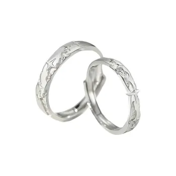 Lang Wind 999 Fine Silver Rings Unisex