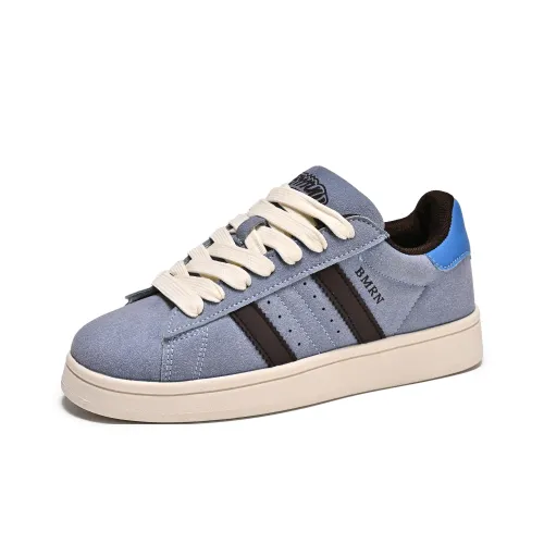 SHENGERLEIDE Non slip Breathable And Wear resistant Low Top Skateboard Shoes Unisex Blue