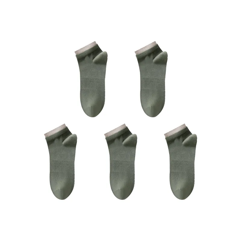 Cotton Gene Ankle Socks Men's Multicolor Set-8