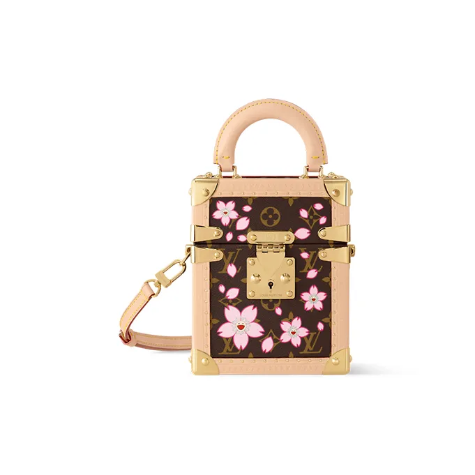 LOUIS VUITTON X Takashi Murakami Cherry Blossom Camera Box Sakura Brown-0