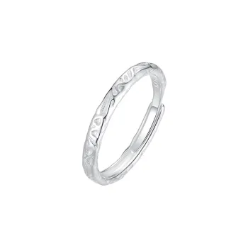 FBRUE 999 Fine Silver Rings Unisex