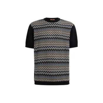MISSONI Zigzag Knitted T Shirt