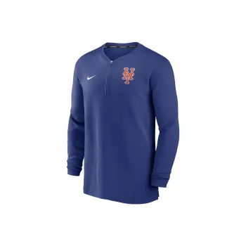 Nike New York Mets Authentic Collection Game Time Men's Nike Dri FIT Mlb 1/2 Zip Long Sleeve Top