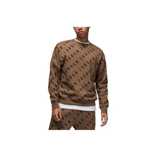 JORDAN Sweatshirts Men Brown