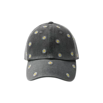 ZARA Cotton Baseball Caps Women's Gray