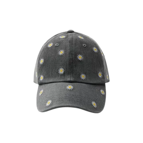 ZARA Cotton Baseball Caps Women's Gray