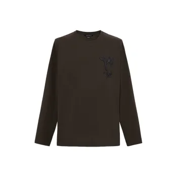 URBAN REVIVO T Shirt Men's Dark Red Brown