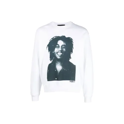DSQUARED 2 Bob Marley Print Sweatshirt