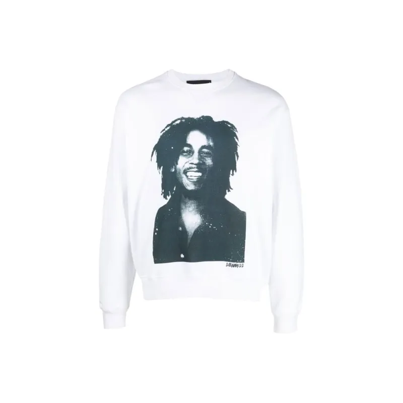 DSQUARED2 Bob Marley Print Sweatshirt-0
