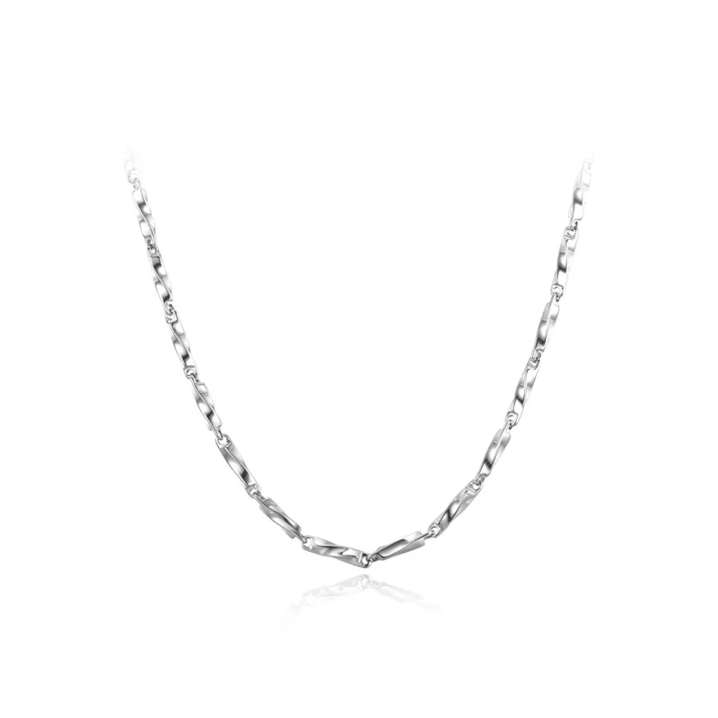 FBRUE Titanium Steel Necklaces Unisex-0