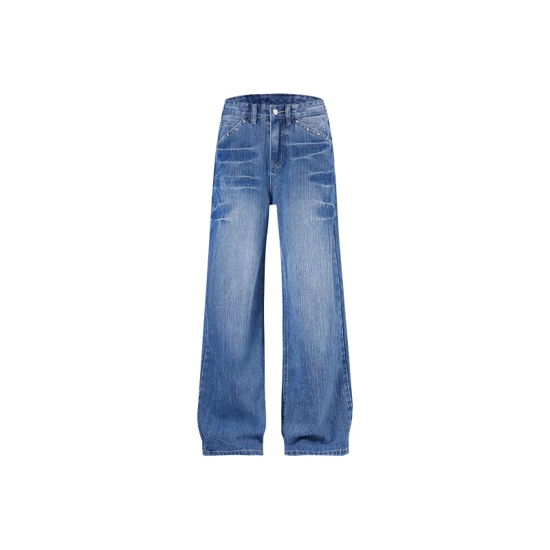 TESTUNG Jeans Unisex Bamboo Blue Single Item-0