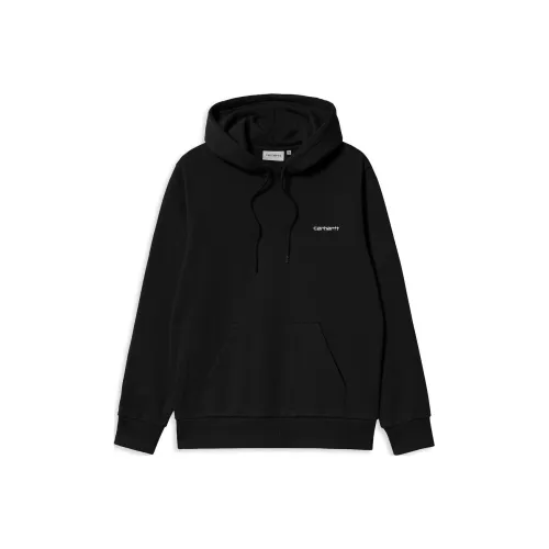 Carhartt WIP Logo Embroidered Drawstring Hoodie