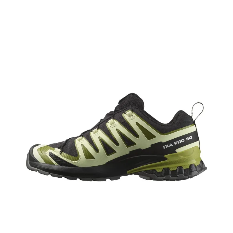 SALOMON XA Pro 3D V9 Anti Slip Wear Resistant Low Top Outdoor Shoes Men's Green-2