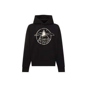 Moncler X Roc Nation By Jay Z Logo Motif Hoodie