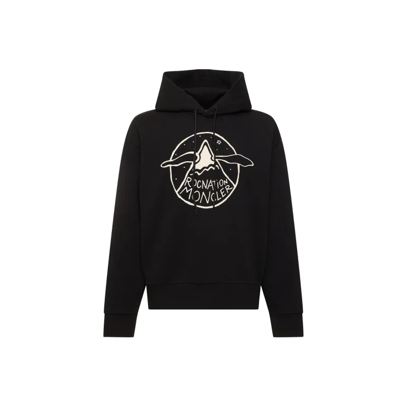 Moncler X Roc Nation By Jay Z Logo Motif Hoodie-0
