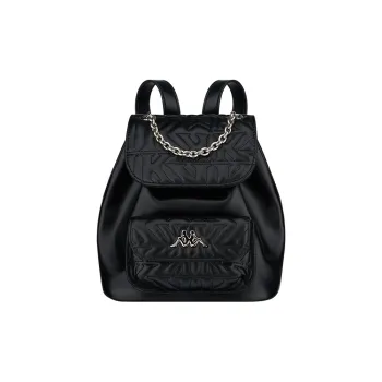 Kappa Polyurethane Backpack Women's Classic Black