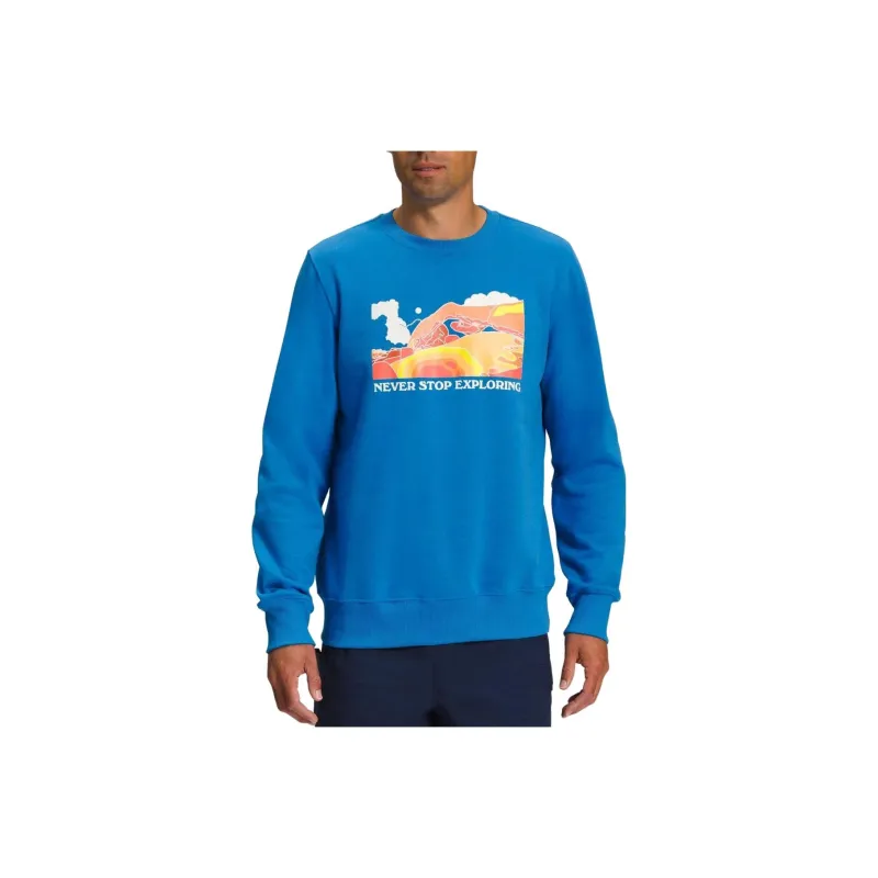 THE NORTH FACE Sweatshirts Men Sky Blue-0