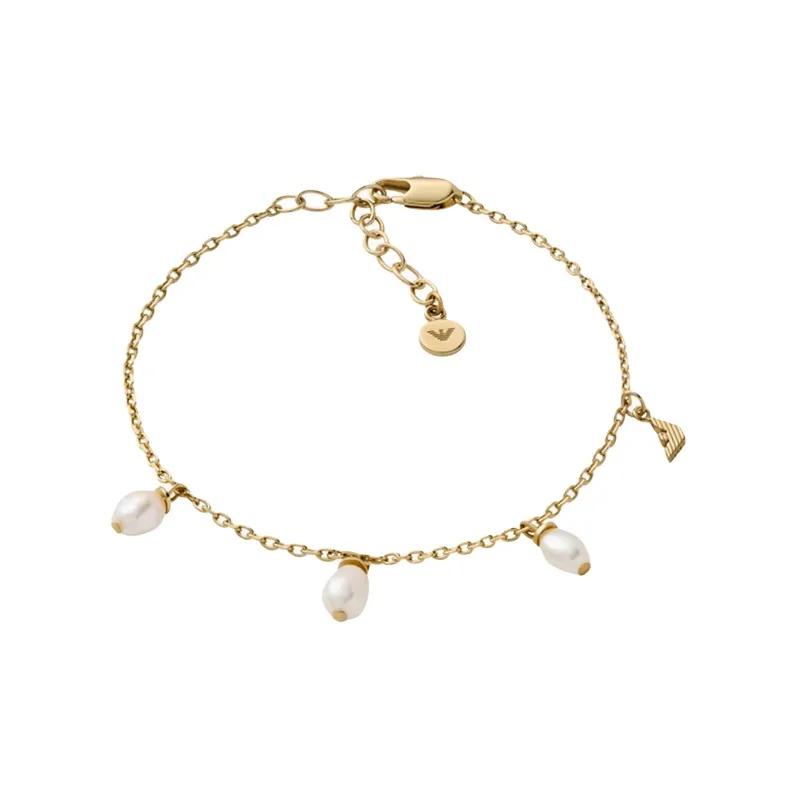 EMPORIO ARMANI Gold Tone Brass Bracelet-0