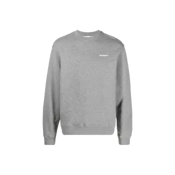 OFF WHITE Wave Outl Diag Slim Crewneck