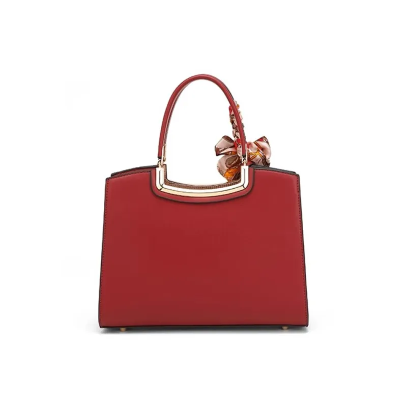 CLEVER& KETCH PU Handbag Women's Red-4