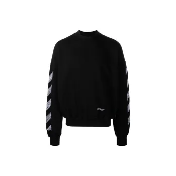 OFF WHITE Logo Detailed Crewneck Sweatshirt