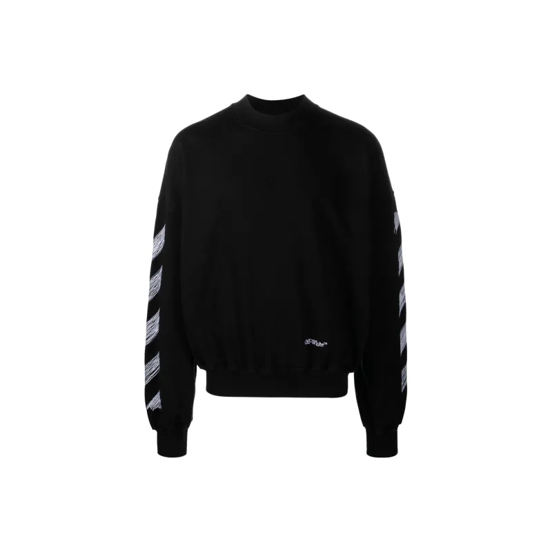 OFF WHITE Logo Detailed Crewneck Sweatshirt-0