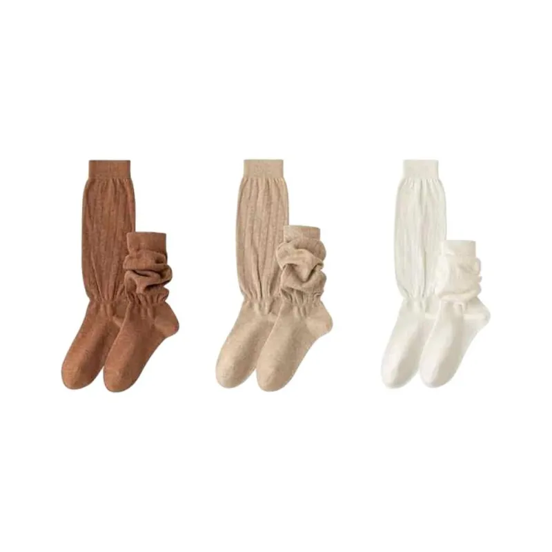 MADALLO Knee High Socks Women's 3 Pack-1