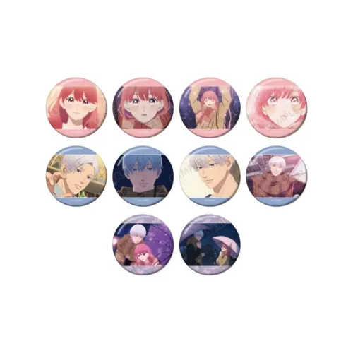 Animate Fingertip Touch Love At First Sight Scene Writing Badge Hug Box Badges