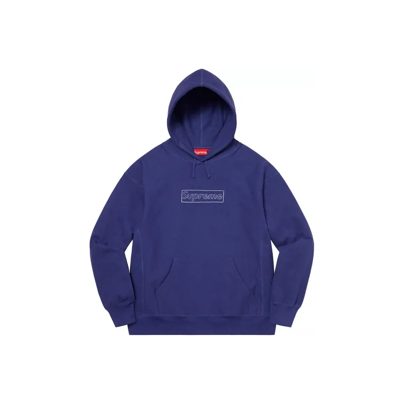 Supreme Kaws Chalk Logo Hooded Sweatshirt-2