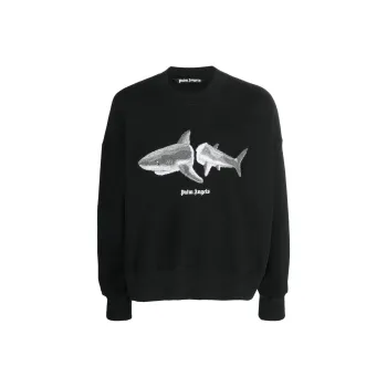 PALM ANGELS Shark Print Hoodie