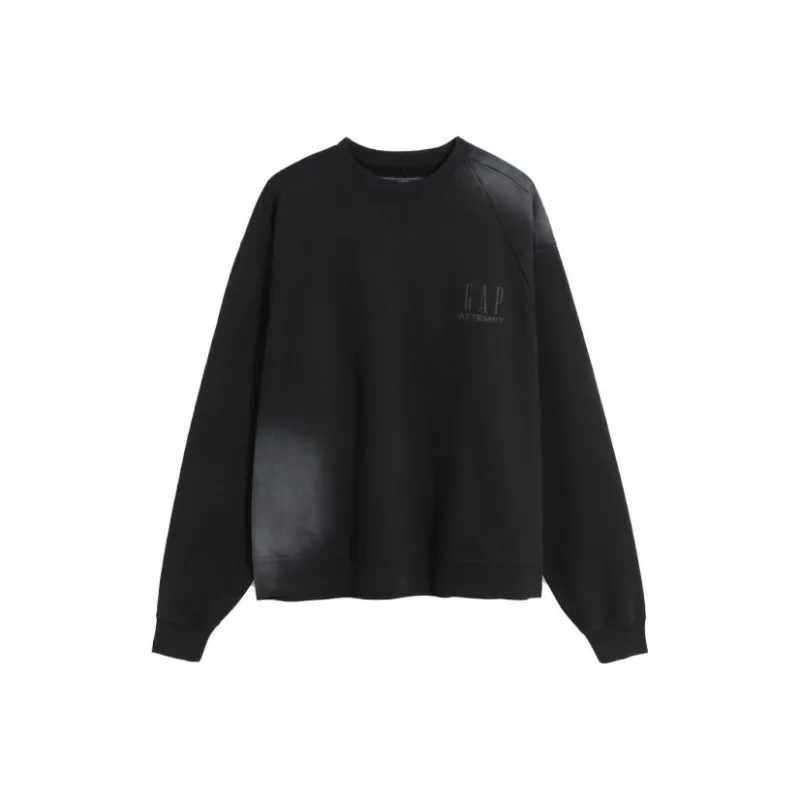 Attempt X GAP X ATTEMPT Sweatshirts Unisex Black-0