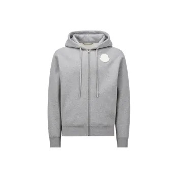 Moncler Logo Patch Drawstring Hoodie